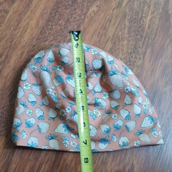 Strawberry Print Beanie - Picture 4 of 6